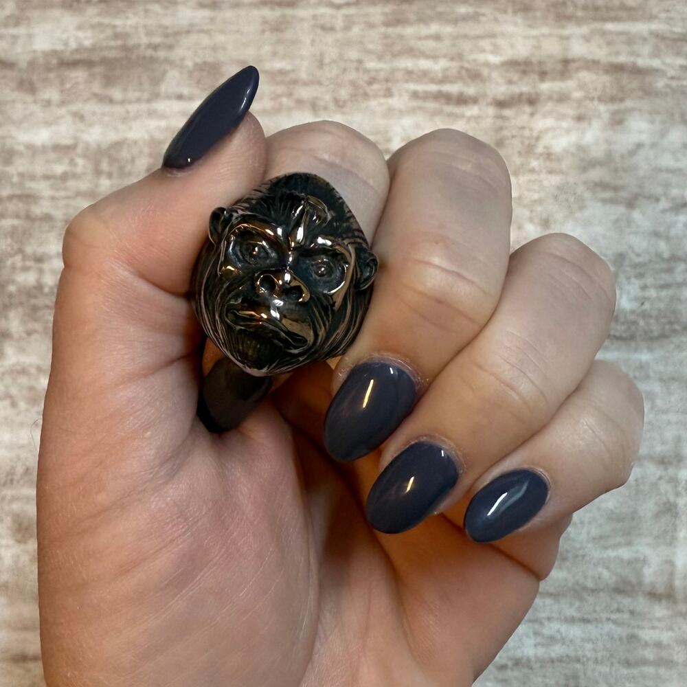 Gorilla Ring Size 12 Stainless Steel Animal Fashion Jewelry